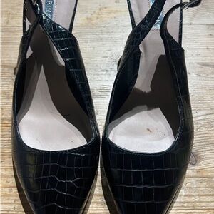 Primark Elegant Black Croc Heels